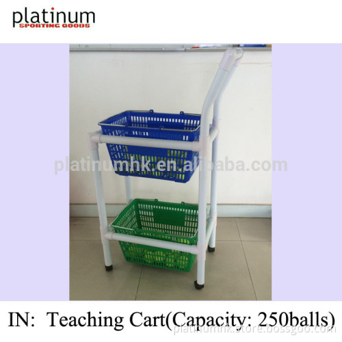 Plastic Tennis Ball Cart PVC Tennis Ball basket/keeper